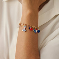 Thumbnail for Chic American Flag Element Heart Star Pendant Necklace Bracelet Earrings - ArtGalleryZen
