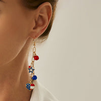 Thumbnail for Chic American Flag Element Heart Star Pendant Necklace Bracelet Earrings - ArtGalleryZen