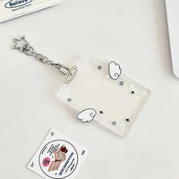 Thumbnail for Chic Angel Kpop Keychain Acrylic Photocard Holder - ArtGalleryZen