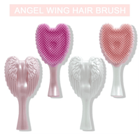 Thumbnail for Chic Angel Wing Hair Brush Comb - ArtGalleryZen