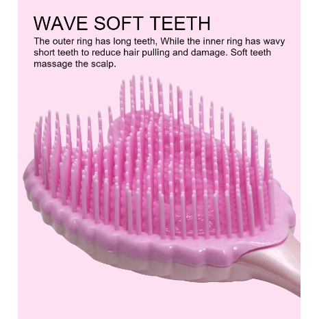 Chic Angel Wing Hair Brush Comb