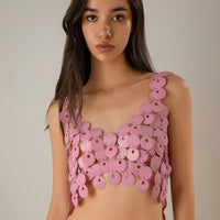 Thumbnail for Chic Backless Colorful Sequins Body Chain Bra - ArtGalleryZen