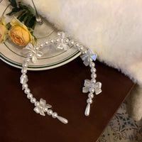 Thumbnail for Chic Bowknot Pearl Hair Band - ArtGalleryZen