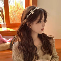 Thumbnail for Chic Bowknot Pearl Hair Band - ArtGalleryZen