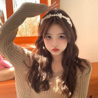 Thumbnail for Chic Bowknot Pearl Hair Band - ArtGalleryZen