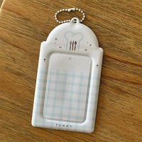 Thumbnail for Chic Bowknot Puppy Cake Kpop Keychain Photocard Holder - ArtGalleryZen