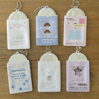 Thumbnail for Chic Bowknot Puppy Cake Kpop Keychain Photocard Holder - ArtGalleryZen