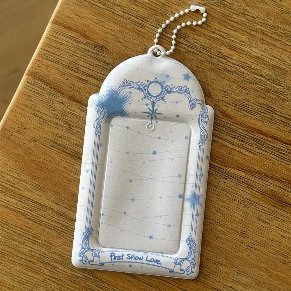 Chic Bowknot Puppy Cake Kpop Keychain Photocard Holder - ArtGalleryZen