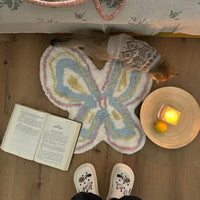 Thumbnail for Chic Butterfly Dream Plush Rug Carpet - ArtGalleryZen