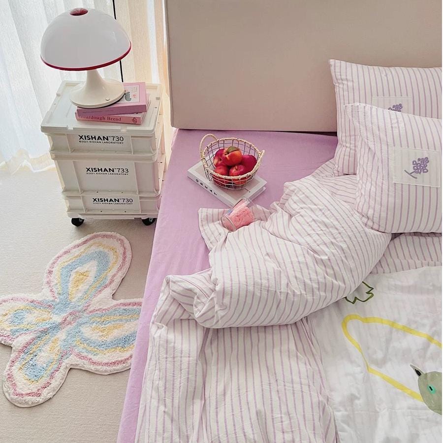 Chic Butterfly Dream Plush Rug Carpet - ArtGalleryZen