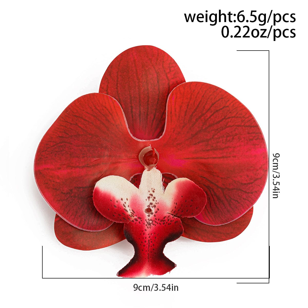 Chic Butterfly Orchid Flower Pin Brooch - ArtGalleryZen