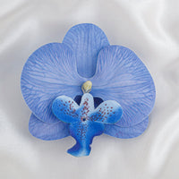 Thumbnail for Chic Butterfly Orchid Flower Pin Brooch