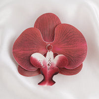 Thumbnail for Chic Butterfly Orchid Flower Pin Brooch