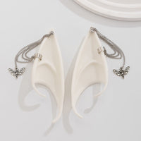 Thumbnail for Chic Butterfly Tassel Silicone Elf Ear Cuff Wrap Earrings - ArtGalleryZen
