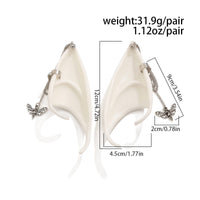 Thumbnail for Chic Butterfly Tassel Silicone Elf Ear Cuff Wrap Earrings - ArtGalleryZen