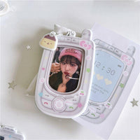 Thumbnail for Chic Camera Phone Shaped Kpop Keychain Photocard Holder - ArtGalleryZen