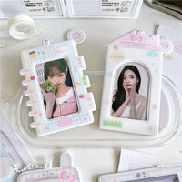 Thumbnail for Chic Camera Phone Shaped Kpop Keychain Photocard Holder