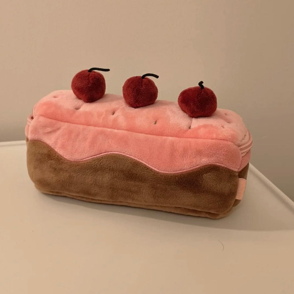 Chic Cherry Chocolate Cake Pencil Case - ArtGalleryZen