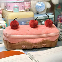 Thumbnail for Chic Cherry Chocolate Cake Pencil Case - ArtGalleryZen