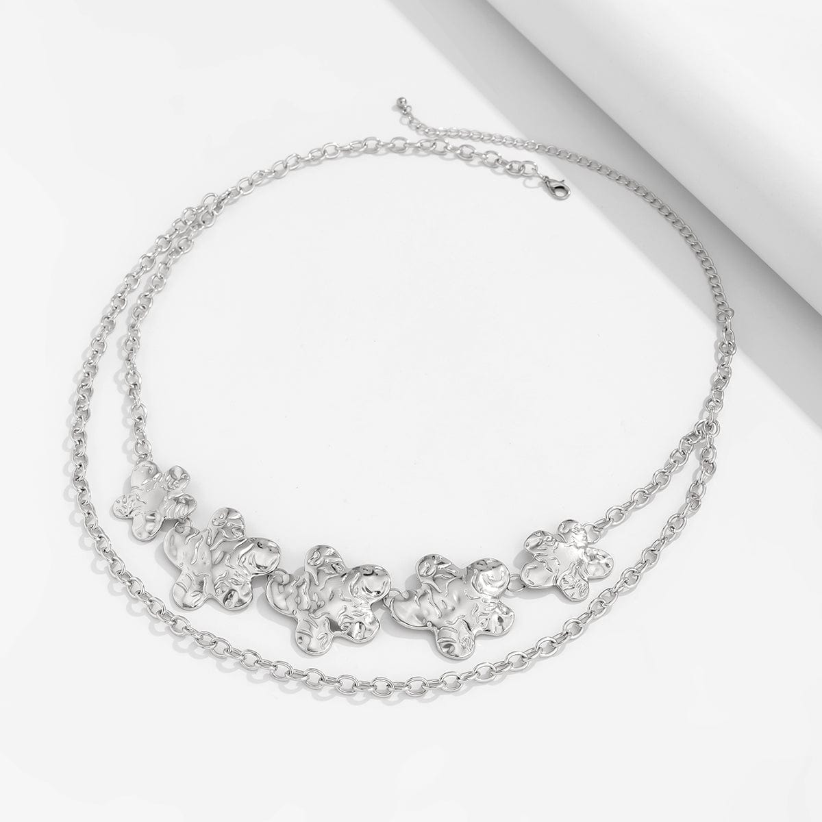 Chic Chunky Layered Textured Flower Waist Chain