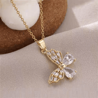 Thumbnail for Chic Colorful Butterfly Pendant Necklace - ArtGalleryZen