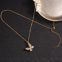 Thumbnail for Chic Colorful Butterfly Pendant Necklace - ArtGalleryZen