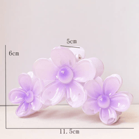 Thumbnail for Chic Colorful Flower Hair Claw Clip - ArtGalleryZen