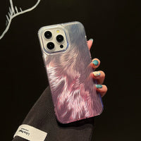 Thumbnail for Chic Colorful Laser Feather Pattern iPhone Case - ArtGalleryZen