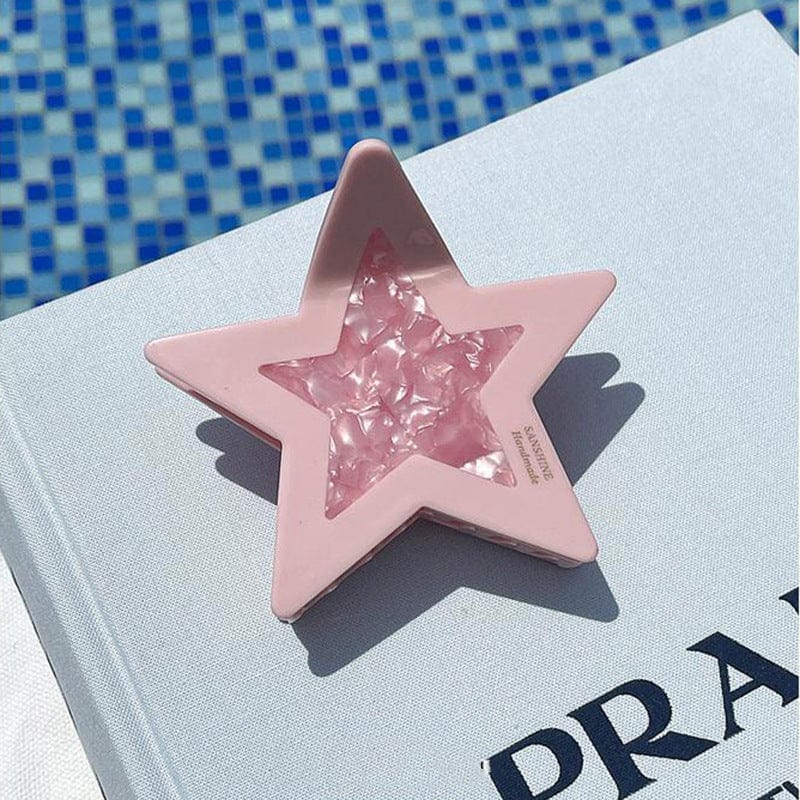 Chic Colorful Star Hair Claw Clip - ArtGalleryZen