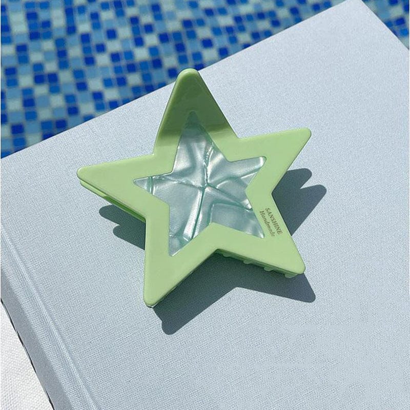 Chic Colorful Star Hair Claw Clip - ArtGalleryZen