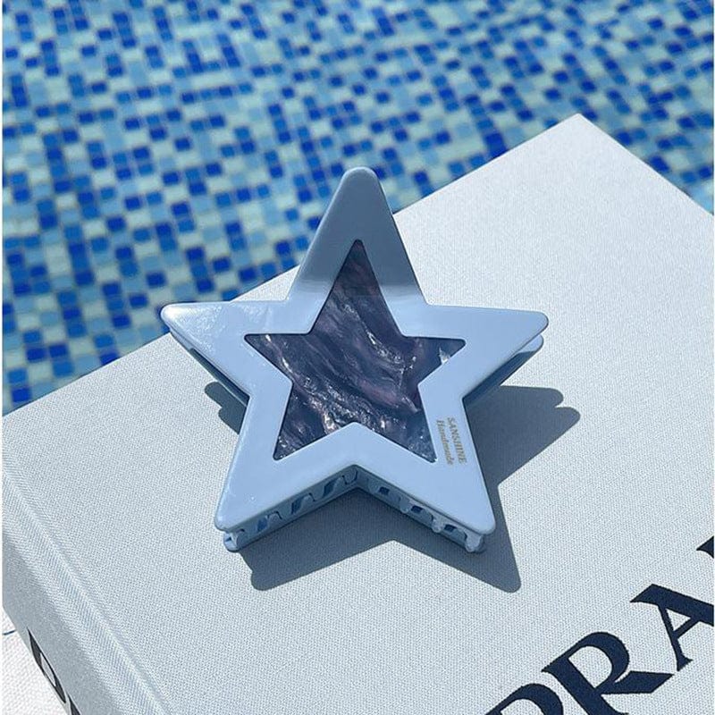 Chic Colorful Star Hair Claw Clip - ArtGalleryZen