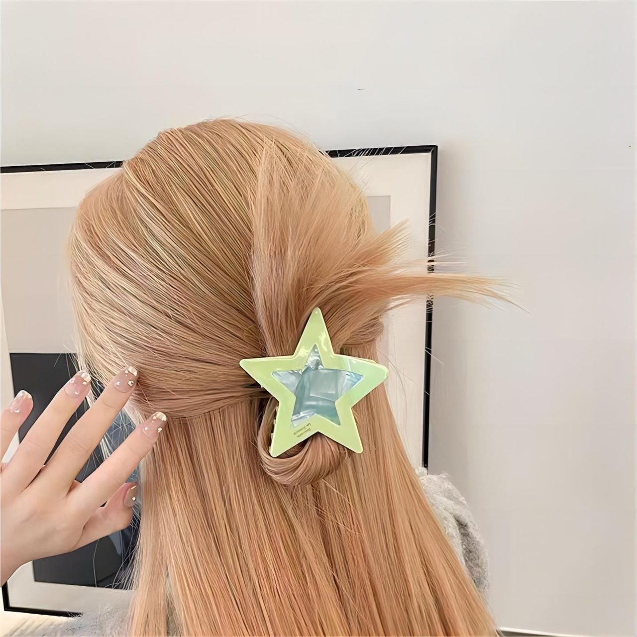 Chic Colorful Star Hair Claw Clip - ArtGalleryZen