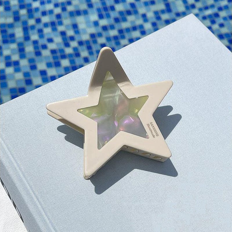 Chic Colorful Star Hair Claw Clip - ArtGalleryZen