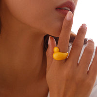 Thumbnail for Chic Colorful Waterdrop Resin Ring - ArtGalleryZen