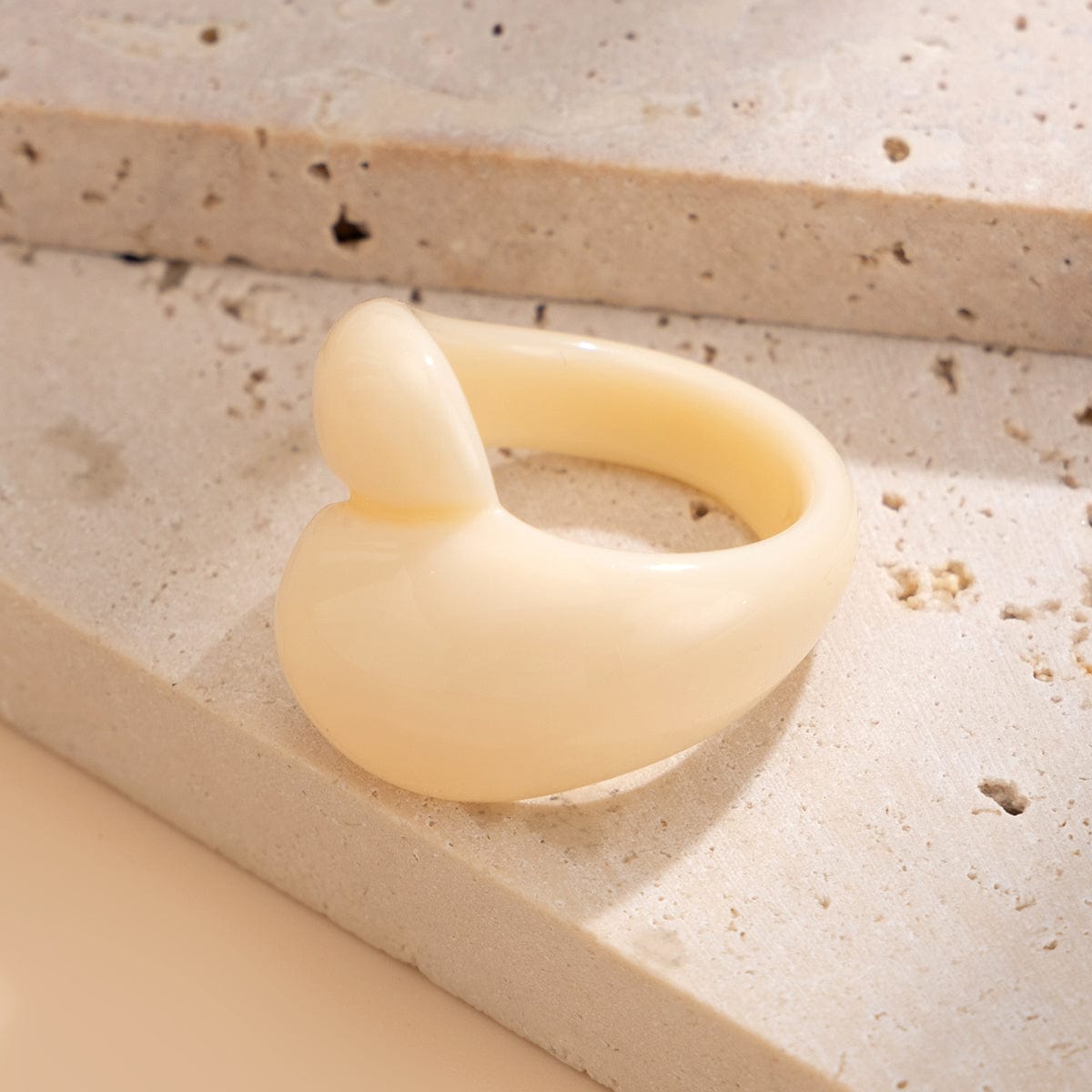 Chic Colorful Waterdrop Resin Ring - ArtGalleryZen