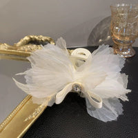 Thumbnail for Chic Crystal Bowknot Lace Chignon Claw Clip Hair Clip - ArtGalleryZen