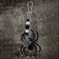 Thumbnail for Chic Crystal Pearl Beaded Spider Keychain