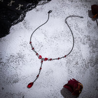 Thumbnail for Chic Crystal Pendant Y Necklace - ArtGalleryZen