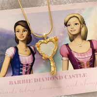 Thumbnail for Chic CZ Inlaid Barbie Magic Mirror Necklace - ArtGalleryZen