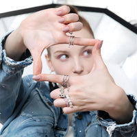 Thumbnail for Chic CZ Inlaid Barbie Ring - ArtGalleryZen