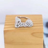 Thumbnail for Chic CZ Inlaid Barbie Ring - ArtGalleryZen