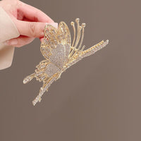 Thumbnail for Chic CZ Inlaid Butterfly Chignon Claw Clip Hair Clip - ArtGalleryZen