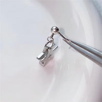 Thumbnail for Chic CZ Inlaid Dangle Star Earrings - ArtGalleryZen