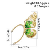 Thumbnail for Chic CZ Inlaid Enamel Butterfly Ear Wrap Earring - ArtGalleryZen