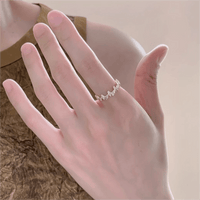 Thumbnail for Chic CZ Inlaid Enamel Butterfly Open Ring - ArtGalleryZen