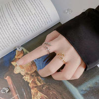 Thumbnail for Chic CZ Inlaid Olive Branch Ring - ArtGalleryZen