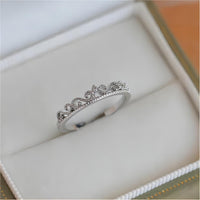 Thumbnail for Chic CZ Inlaid Stackable Pink Crystal Ring - ArtGalleryZen