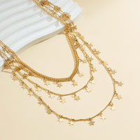 Thumbnail for Chic Dainty Layered Shell Butterfly Star Tassel Waist Chain