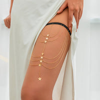 Thumbnail for Chic Dainty Layered Star Charm Elastic Thigh Leg Chain