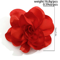 Thumbnail for Chic Dainty Rose Flower Satin Pin Brooch